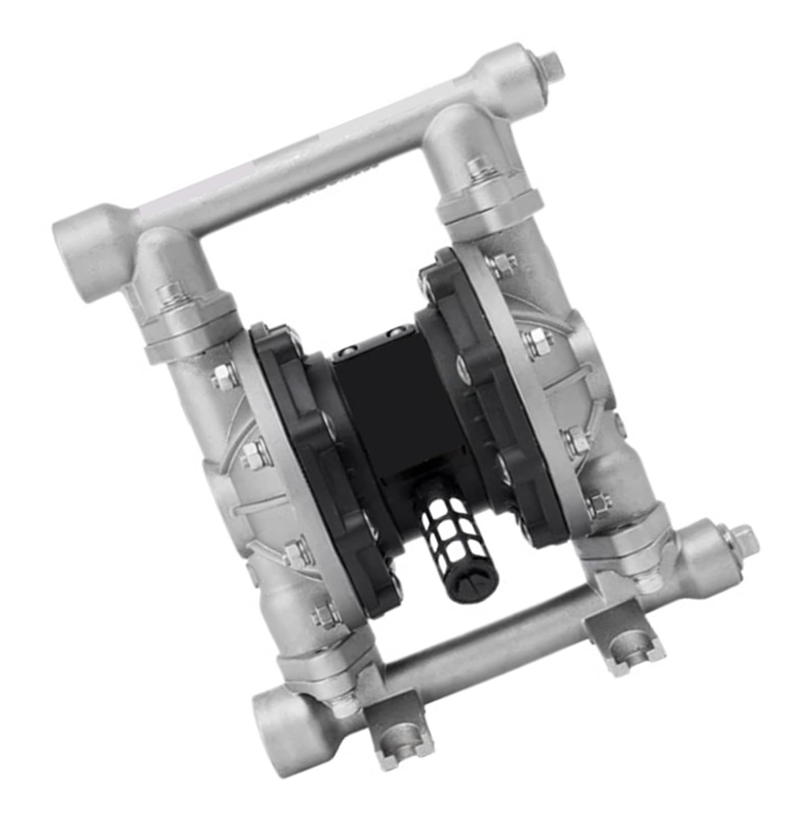 Pneumatic Diaphragm Pump QBY3-25PTFF316L Stainless Steel Flow Rate 57lpm Inlet/Outlet 1in