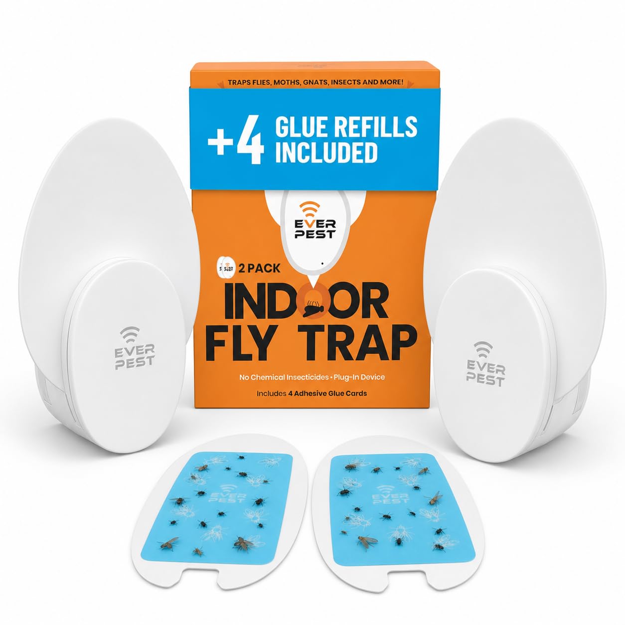 Ever Pest Indoor Electric Fly Trap (2-Pack)