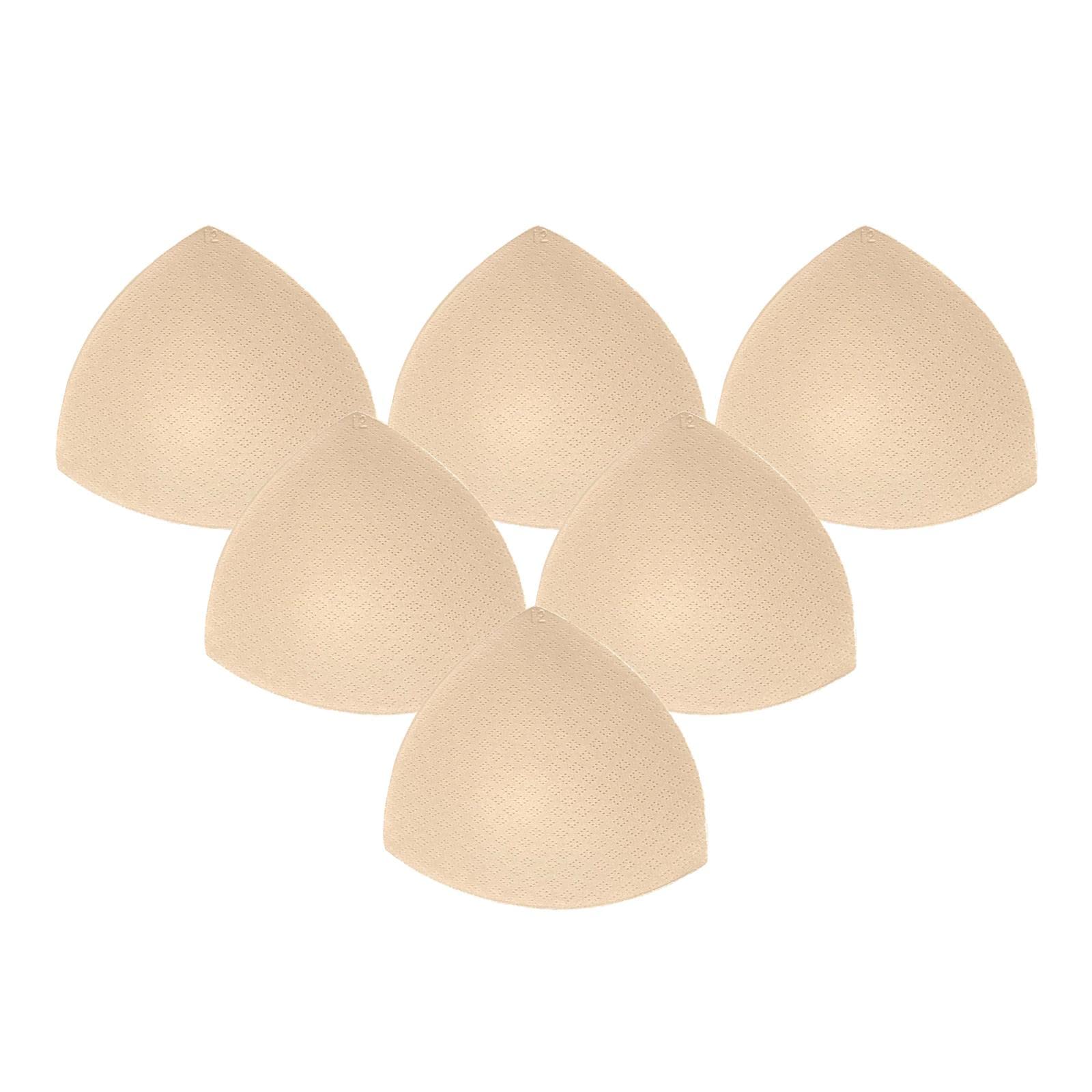 ECOMISTIQ® 3 Pairs Bra Insert Refreshing Soft Pads Inserts for Everyday Wear Skin Color | Cup Foundations & Undergarments Sewing-image-30
