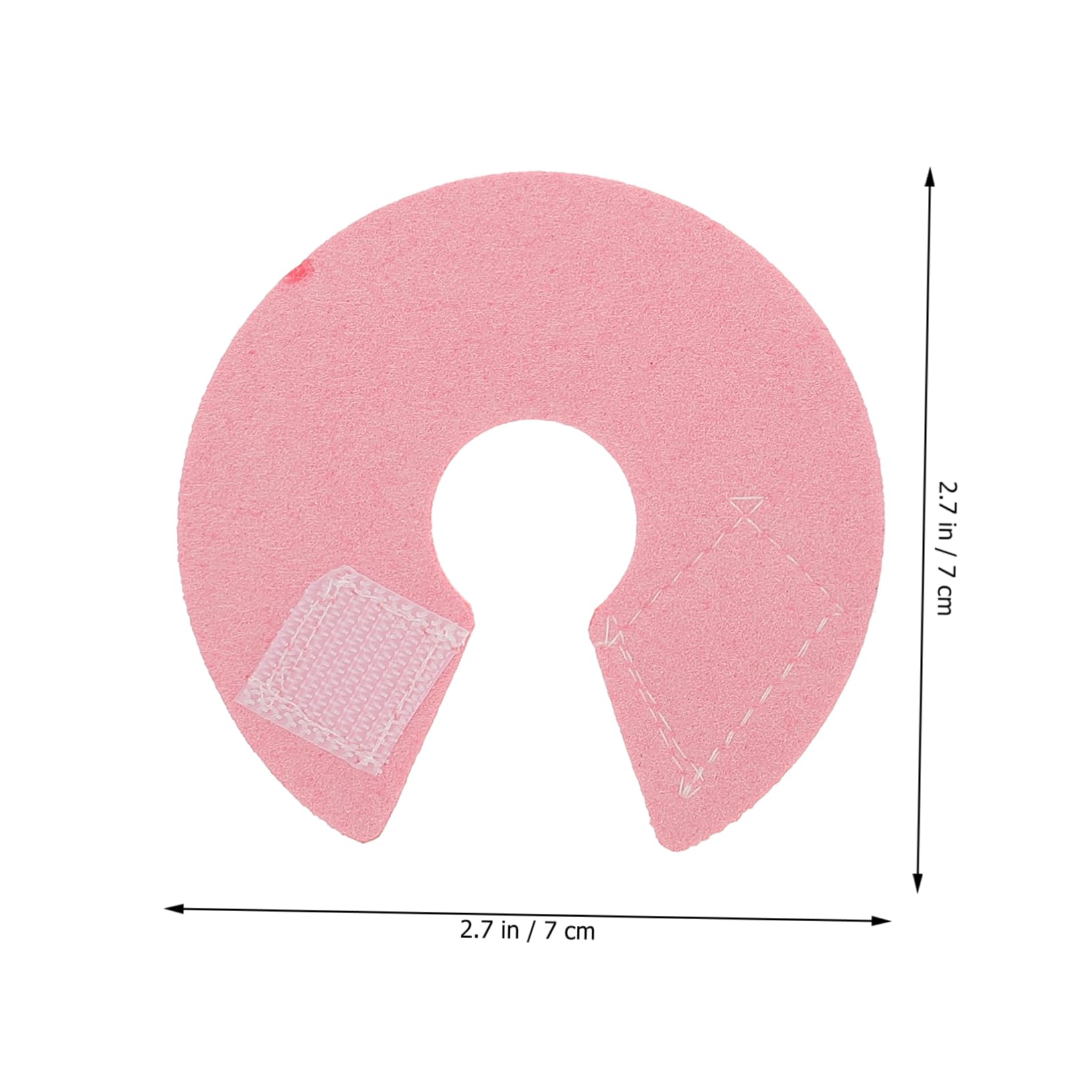 Happyyami Parrot Accessories Scratch Collar 4pcs Bird Recovery Neckwear Soft Fabric Easy to Wear