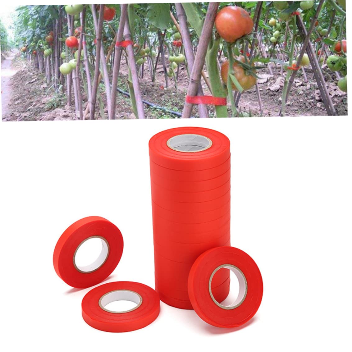 Cintas para máquinas de atar plantas Cintas para herramientas de jardinería Herramienta de embalaje de jardín para podar tallos de vegetales Azul 20PCS Cinta de reparación de plantas Cinta de injerto