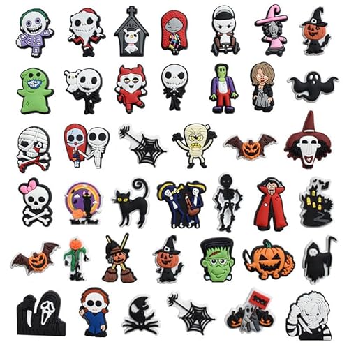 Veramz 37Pcs Pink Shoe Charms for Girls Women, Cute Cartoon