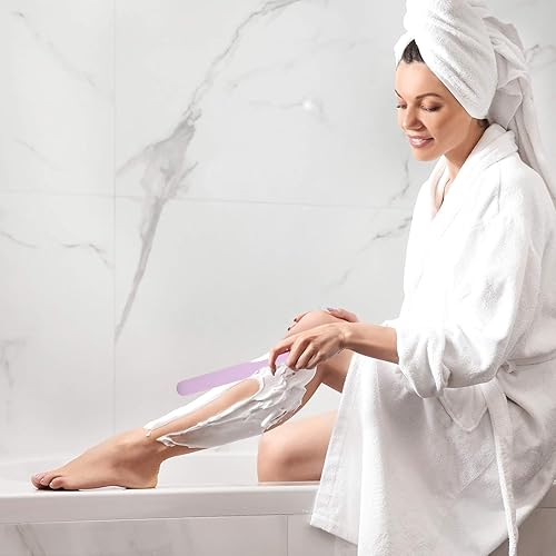 6Pcs Reusable Silicone Wax Applicators - Hair Removal Sticks(Purple)