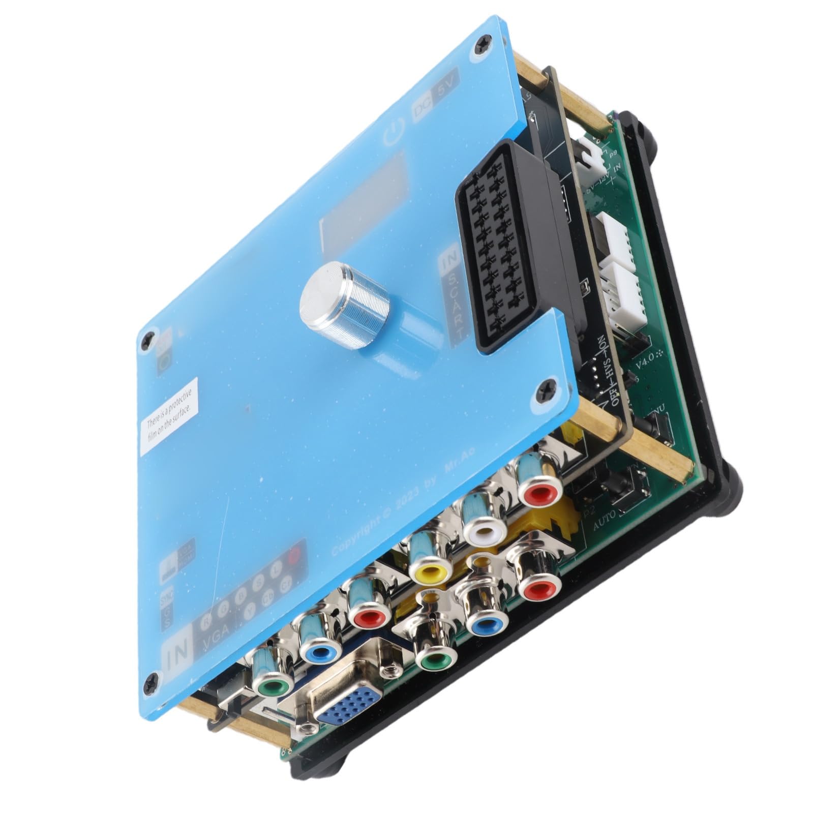 Convertidor Gbsc GBS LCD GBS Control Convertidor de Videojuegos |Salida 240p/480p/720p/1080p |Soportes, VGA y |Función de Depuración de Dispositivos de Juegos Retro