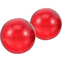 Resin Hand Rolling Balls 1 Pair for Hand Exercise and Massage Therapy, Portable Resin Relaxing Handballs for Seniors and Adults to Grip Strength and Tension