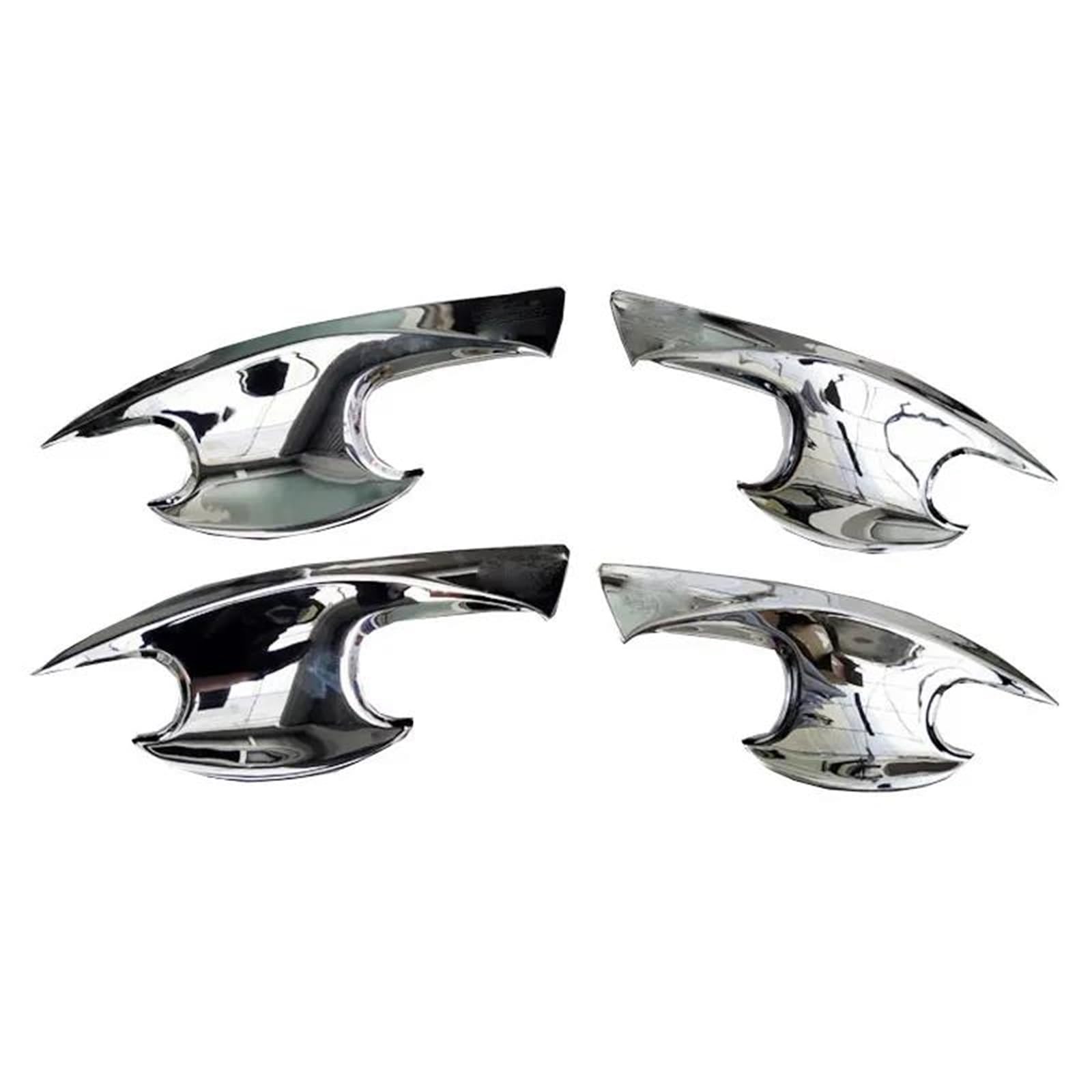 Slimes One Color Abs Plastic Chrome Car Door Handle Bowl Trim Cover For Hyundai I10 I 10 For Grand I10x 2014 2015 2016 2017 2018