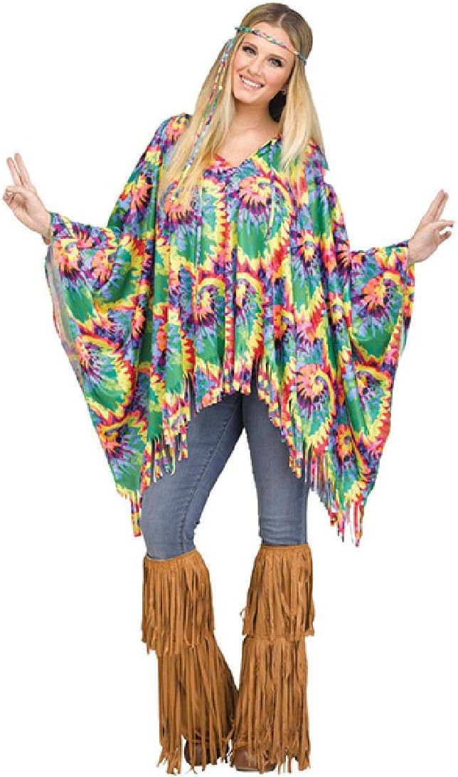Women's Hippie Poncho Costume