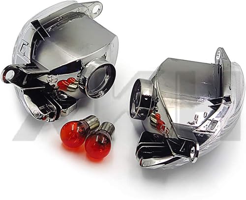 Miniatura 8 de XKH - Señales de giro para motocicleta compatibles con Suzuki Hayabusa Gsxr1300 R 1999, 2003, 2004, 2005, 2006, 2007, transparente B00Y7CDUA4