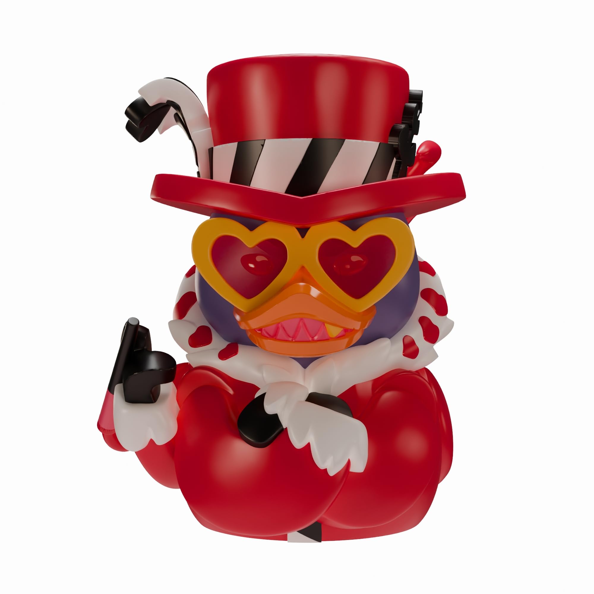 TUBBZ Collectors Edition: Hazbin Hotel - Valentino Cosplaying Rubber Duck Vinyl Figure – Official Collectible for Fans of Hellaverse