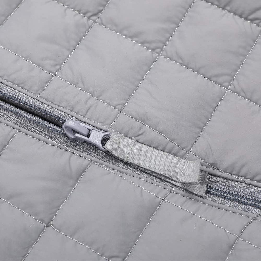 DDY Baby Girl Boy Snowsuit 0-3 Months Down Jacket Hooded Romper Jumpsuit Infant Onesie Winter Outwear Grey