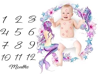 Toyvian Cobertores Para Bebês Cobijas Recien Nacidos Tapete De Marco Infantil Cobertor Mensal Para Recém-Nascidos Cobertores Fotográficos Para Pano Cobertor Cobertor Fotográfico