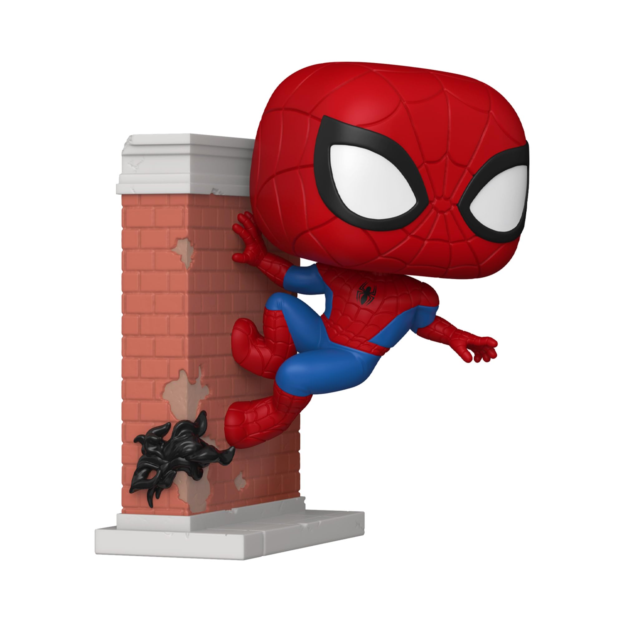 Funko Pop! Premium: Spider-Man - Spider-Man Leaning - Marvel Comics - Fumetti Marvel - Esclusiva Amazon - Figura in Vinile da Collezione - Idea Regalo - Merchandising Ufficiale - Superheroes Fans - 2