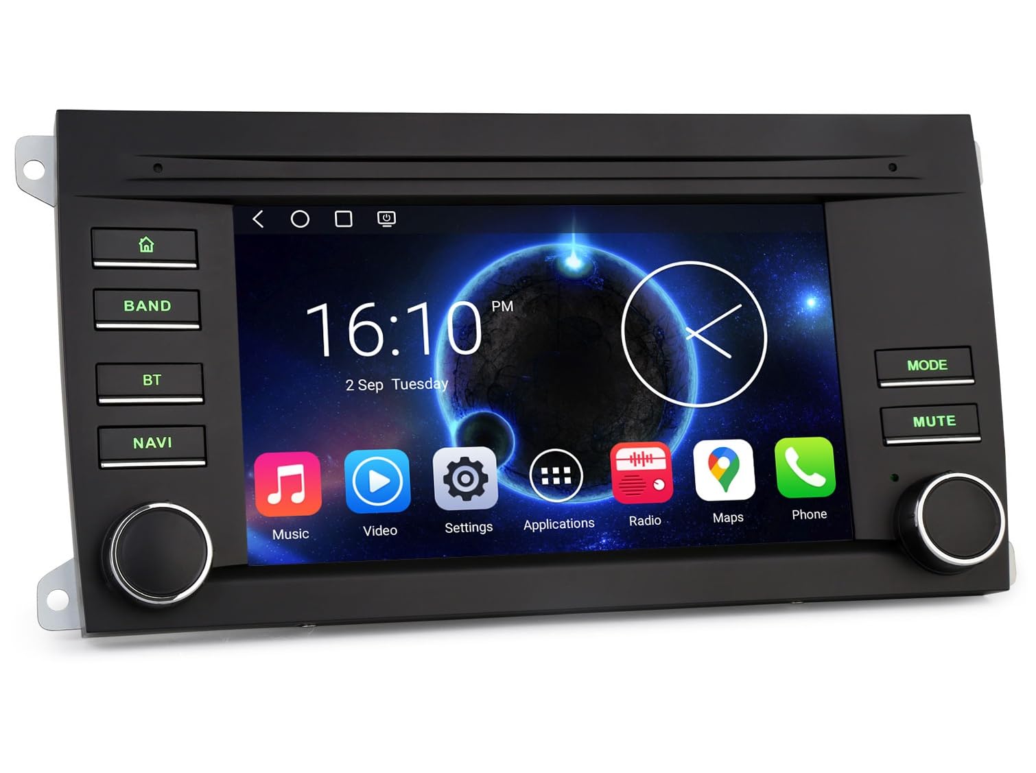Android 14 Qualcomm 4GB 64GB Radio Coche con Pantalla Táctil Bluetooth para Porsche Cayenne 955 957 (2002-2010) Bluetooth 5.1 Wireless CarPlay & Android Auto FM DSP WiFi Canbus Dab+ DVR