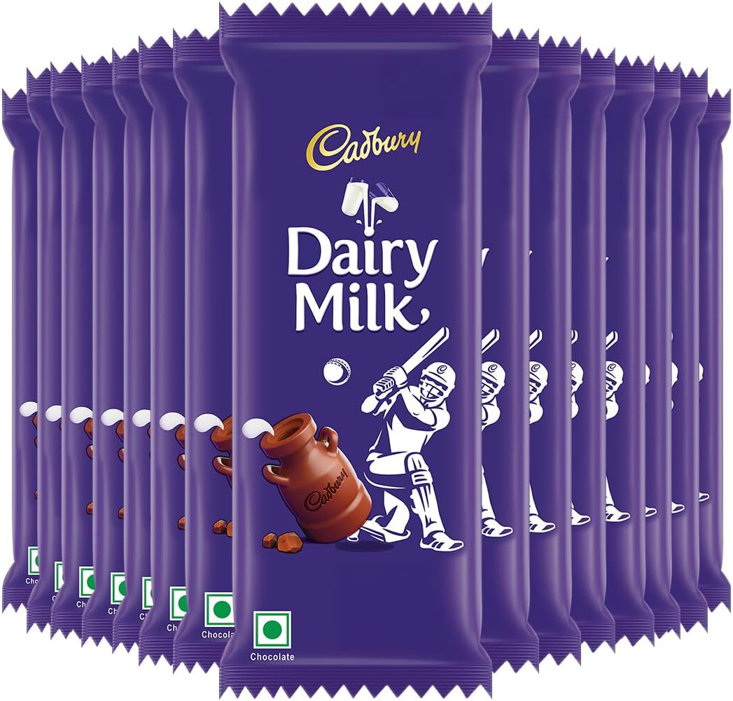 Dairy Milk Maha Cricket Pack Chocolate Bar, 46 g (Pack of 15)