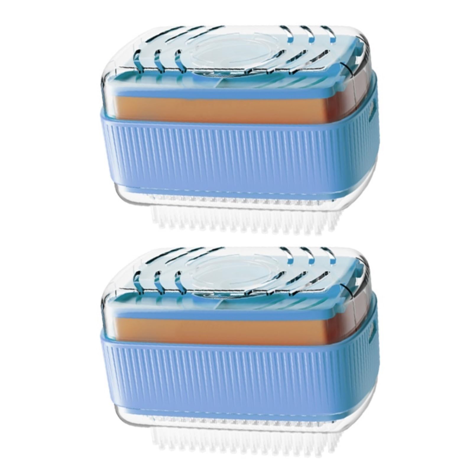 soap dish, Soap Dish Pack Of 2 Foaming Storage Box Multicolor(Azul)