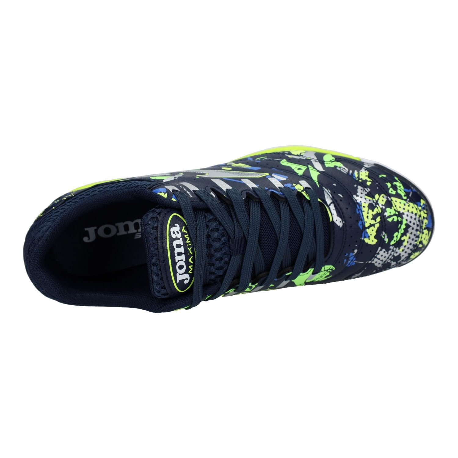 Joma MAXS2433IN Deportivas para Hombres, Color Azul Marino, Ideales para Jugar al fútbol, Sistema de ventilación, Hechas Hombre Deportivos Marino 44