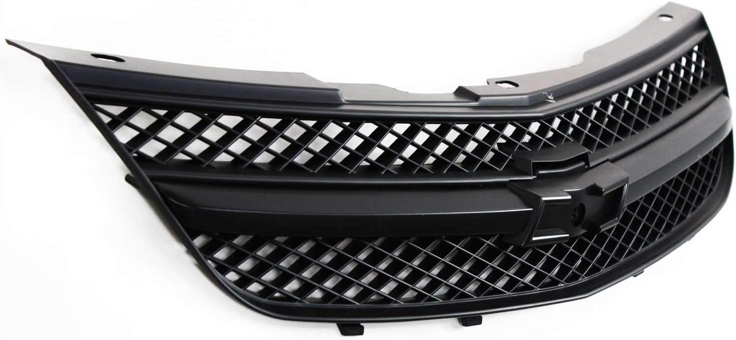 Compatible with 04-05 Chevy Impala Grill Grille Assembly Black Honeycomb Insert w/o Molding