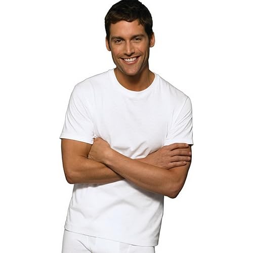 Hanes Ultimate Men's Control Crew Neck Undershirt-Multiple Packs Available