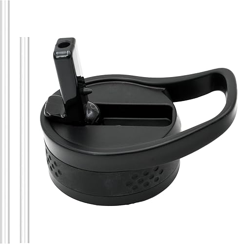 NATURE PIONEOR Tapa de boquilla, tapa abatible, tapa con popote para botella de boca ancha, tapas de repuesto, sin BPA, a prueba de fugas, tamaños disponible en Yaxa Peru