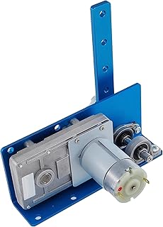 JQDML DIY Design DC 24V Reciprocating Swing Motor, 20-120 Degrees Adjustable Speed 120RPM for Dynamic Advertising Design and Experiment (24V, 120RPM)