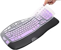 Vista 9 de Logitech K350 MK550 MK570 MK570 - Funda protectora de teclado de silicona colorida para teclado ergonómico Logitech K350 MK550 MK570, accesorios