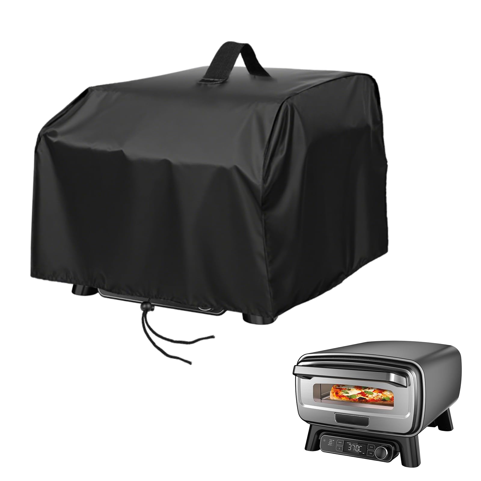 Modchase Pizza Oven Cover for Ninja Outdoor Pizza Oven MO201,420D Oxford BBQ Cover Waterproof,Outdoor Pizza Oven Accessaries for Pizza Ovens-59x42x32cm โ image 1