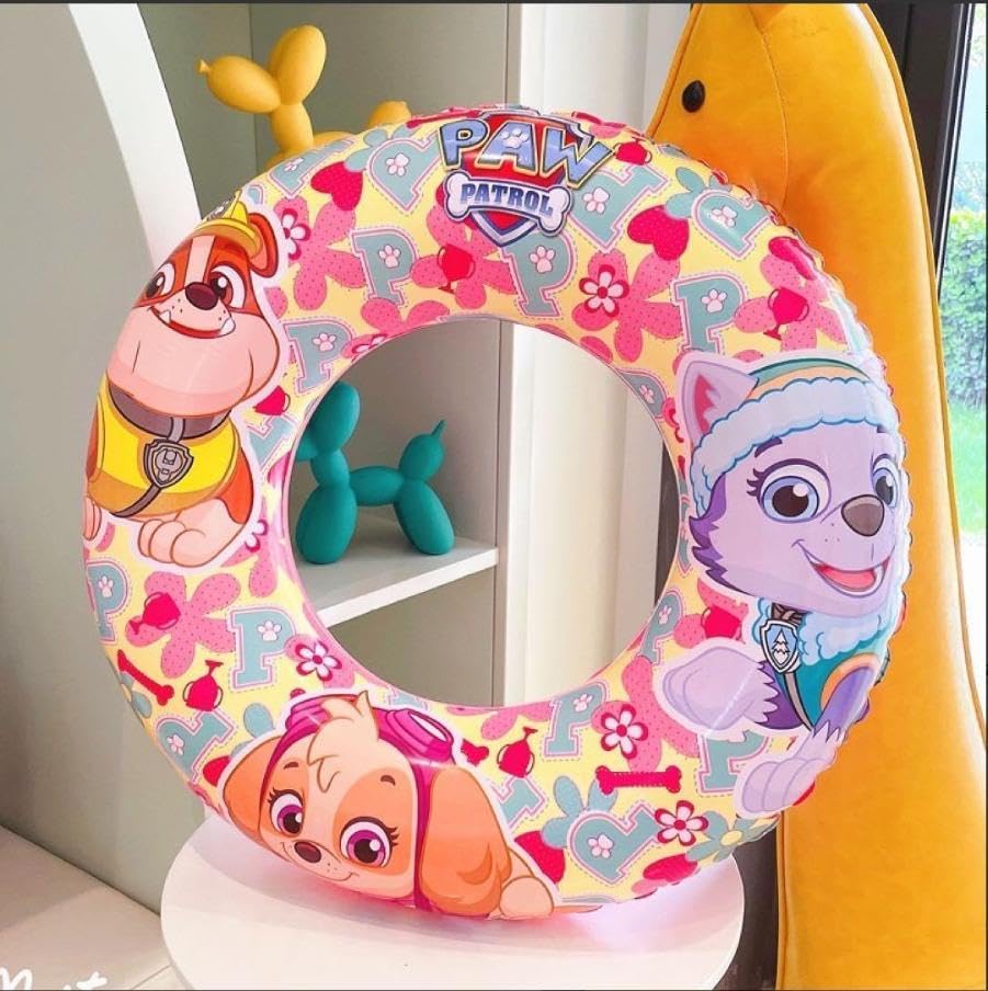 Amazon.co.jp: パウパトロール浮き輪 女の子 ピンク キッズ用うきわ 海 