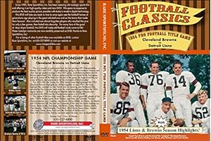 1954 NFL Browns vs. Lions Championship Game on DVD