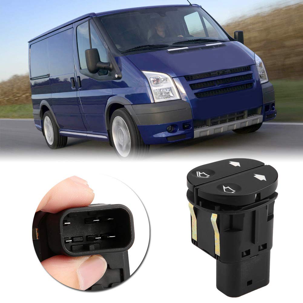 Interruttore Alzacristalli Per Ford Fiesta, Fusion, KA E Transit Connect - Lato Guida | Compatibile Con Modelli 2002-2014 - Foto 8