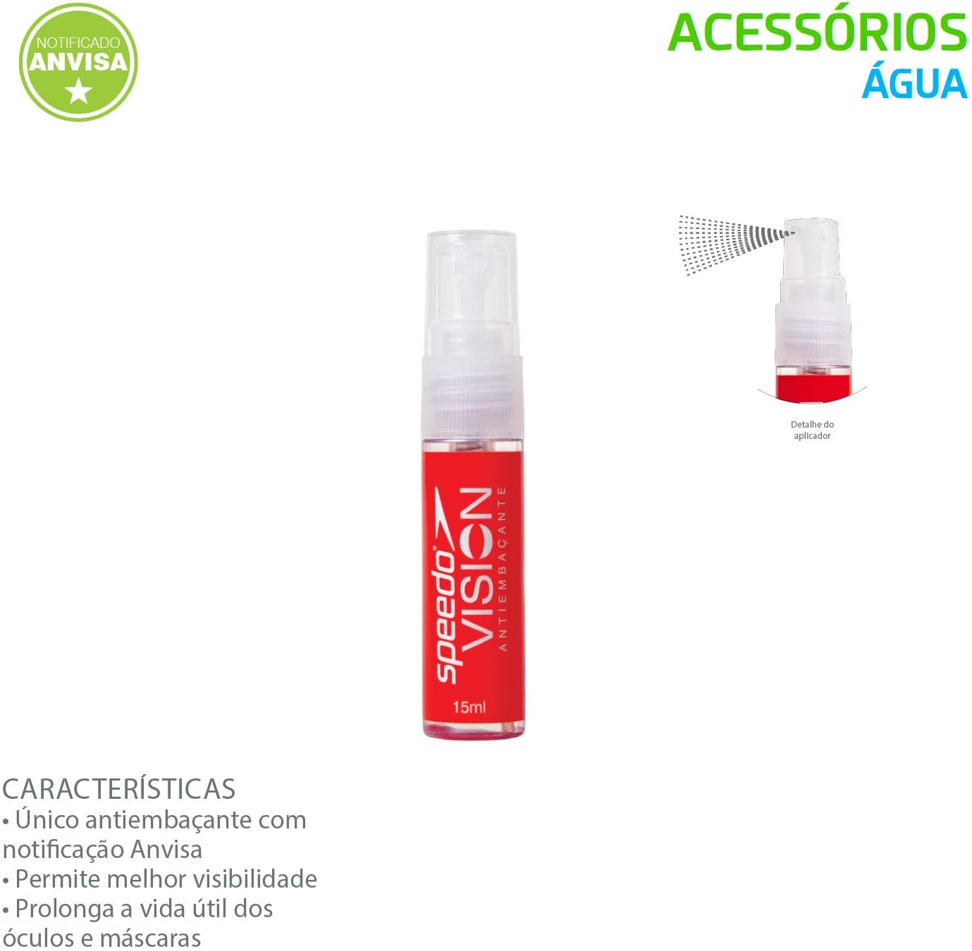Antiembaçante Speedo Vision Antifog