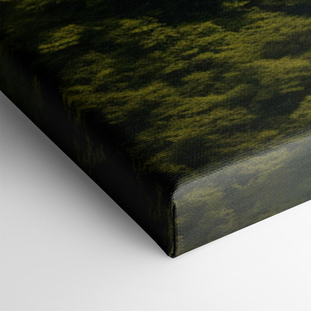 Canvas for Living room. Winding Majesty of the Jinshangling Great Wall A Journey Through China's Verdant Mountains, 27 x 18 inch Canvas Wall Art - Contemporary Masterpieces - Modern Home Decor