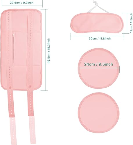 Miniatura 6 de Paquete de aceite de ricino para cintura, pecho y cuello tiroideo, paquete de aceite de ricino orgánico reutilizable para desintoxicación del hígado