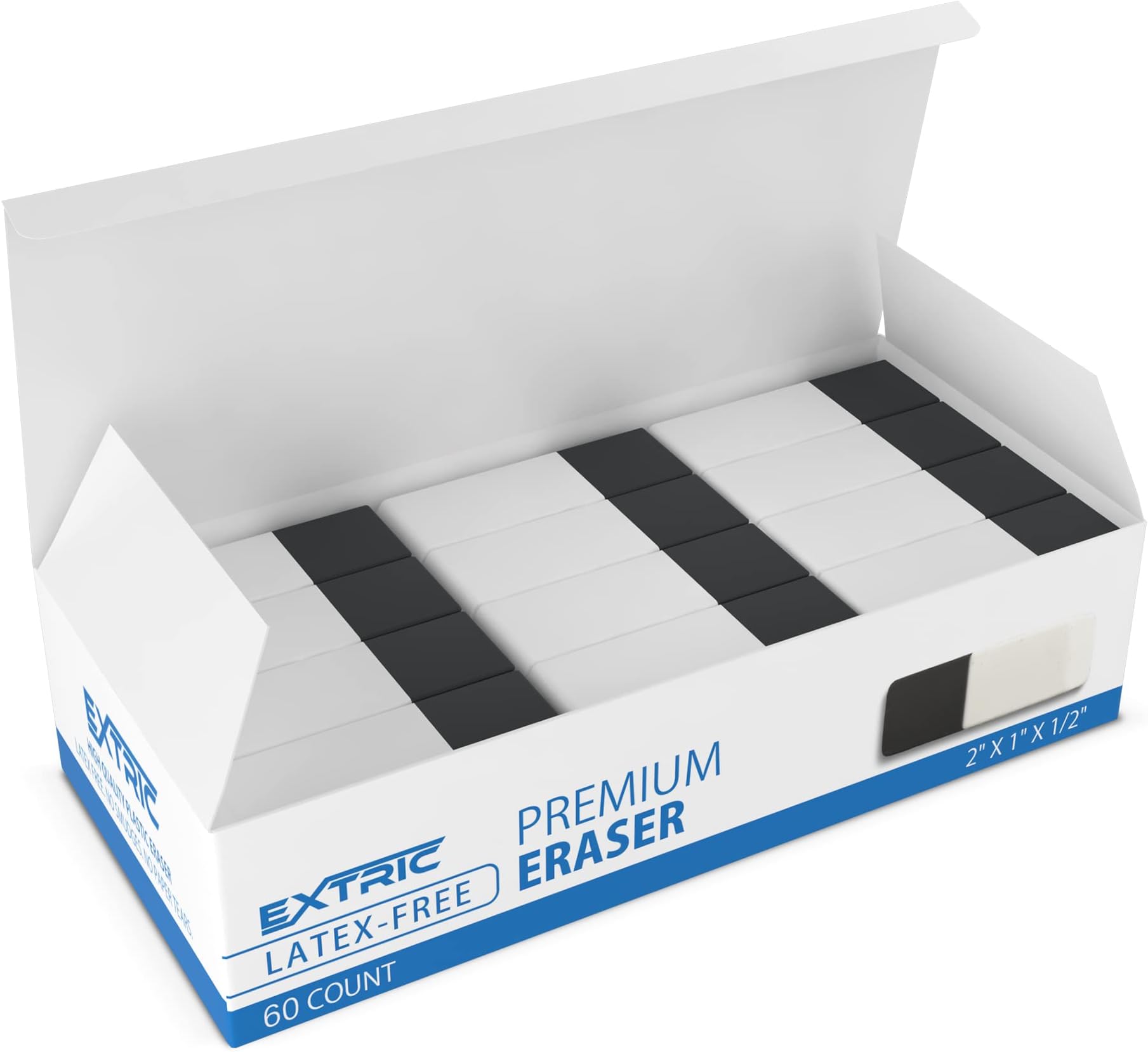 20 Pcs Eraser for Kids Pencil Shaped Erasers Rainbow Pencil Eraser Bulk Colored