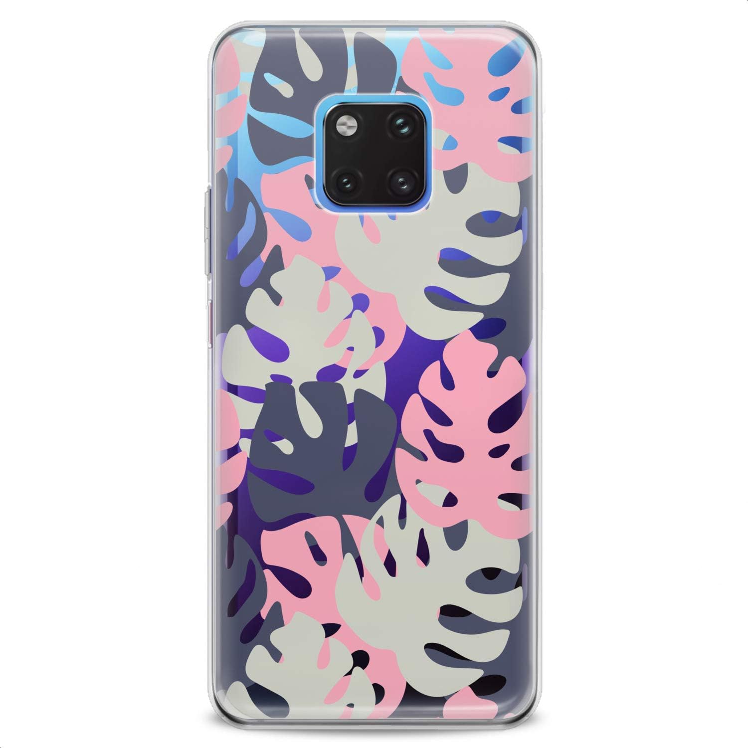 Case Replacement for Huawei Honor 70 20 Pro 10 Lite 50SE Magic Note 10 20 Play Monstera Leaves Design Flexible Silicone Pink Glam Woman Clear Print Purple Tropic Slim fit Soft Cute Beautiful image 5