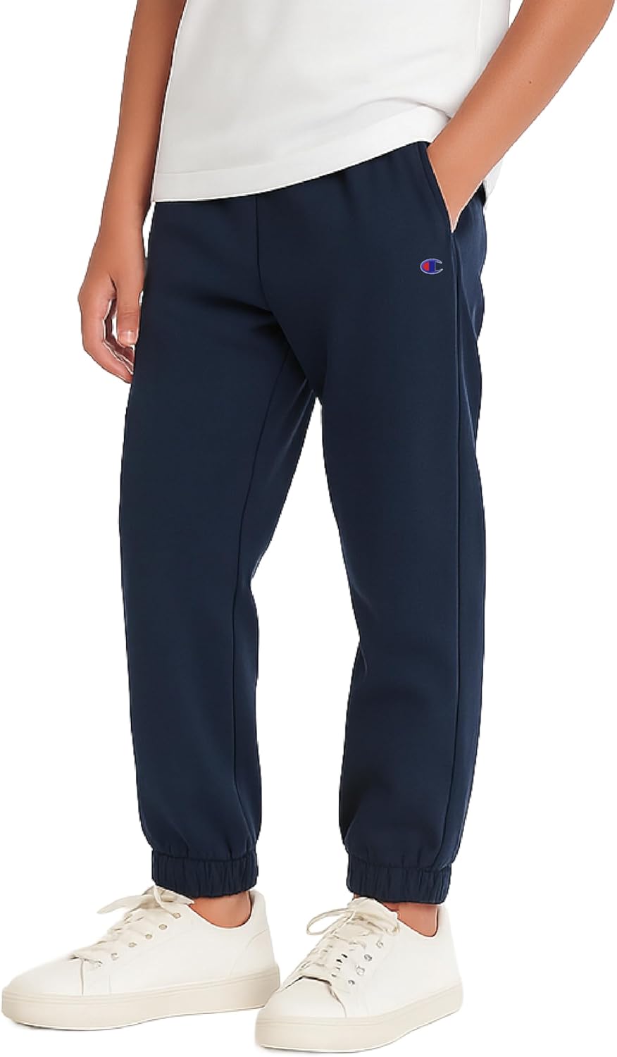 Champion Boys Twill Jogger Pants Stretch Cotton Athletic Pant with Pockets