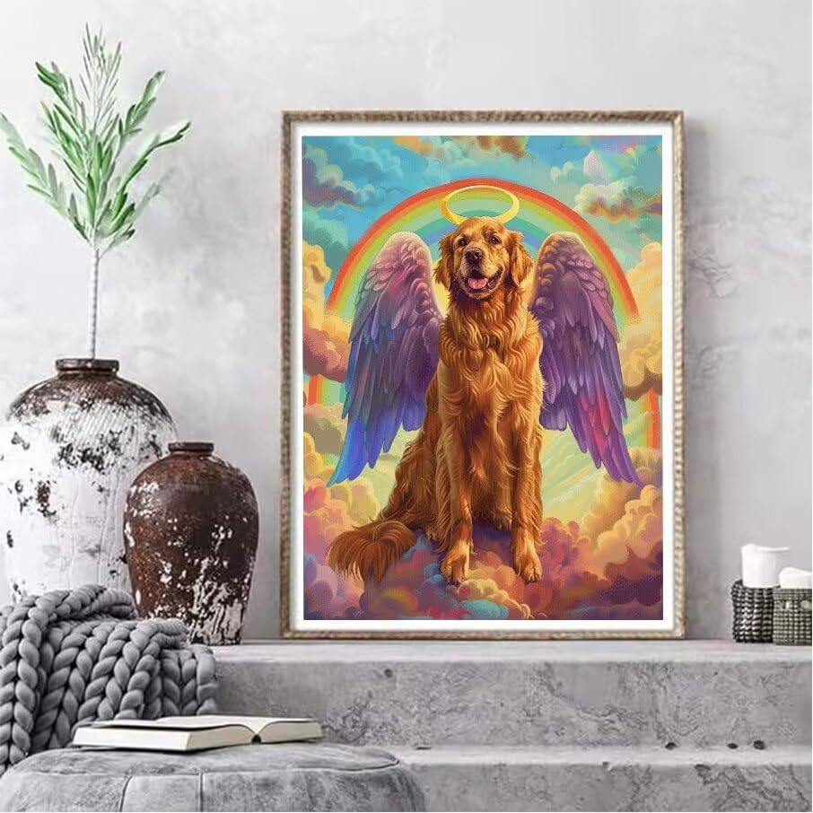 DIY Gemme Point de Croix artisanat de cristal painting T0-211 avec diamond painting chien 5D