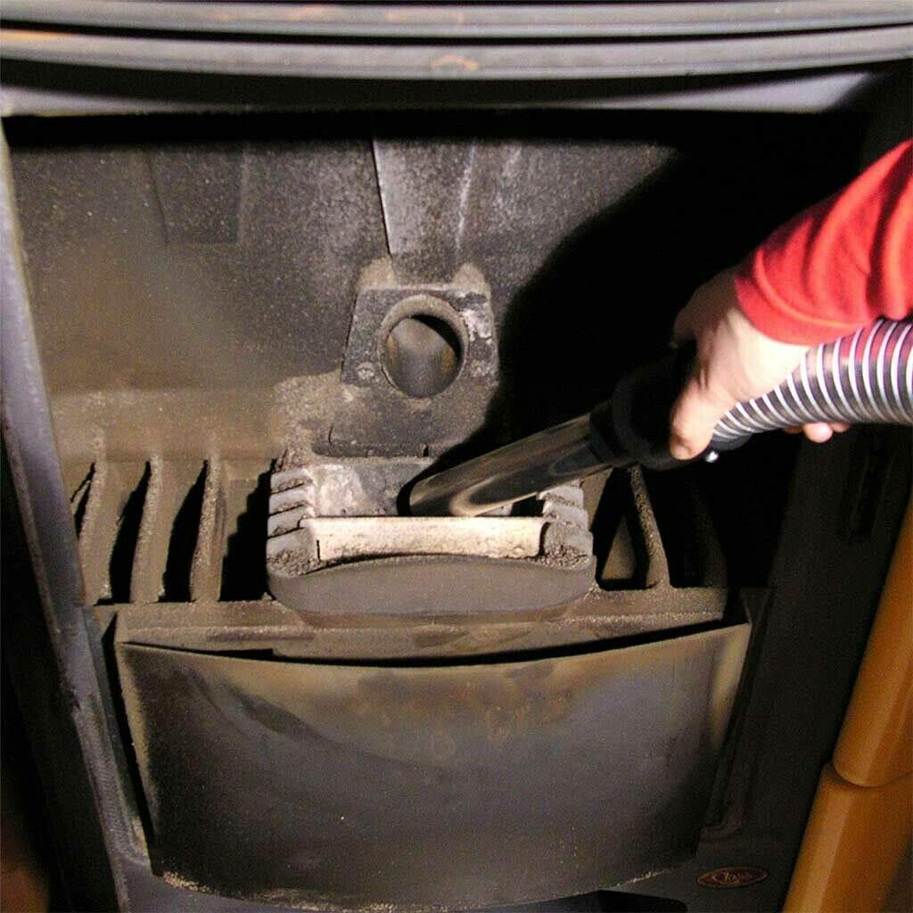 Aspiracenere elettrico in Metallo 18 Litri CENERIX 1.200 Watt con funzione Soffiante; Filtro HEPA lavabile + Tubo flessibile in metallo 1,10 m con lancia 20 cm