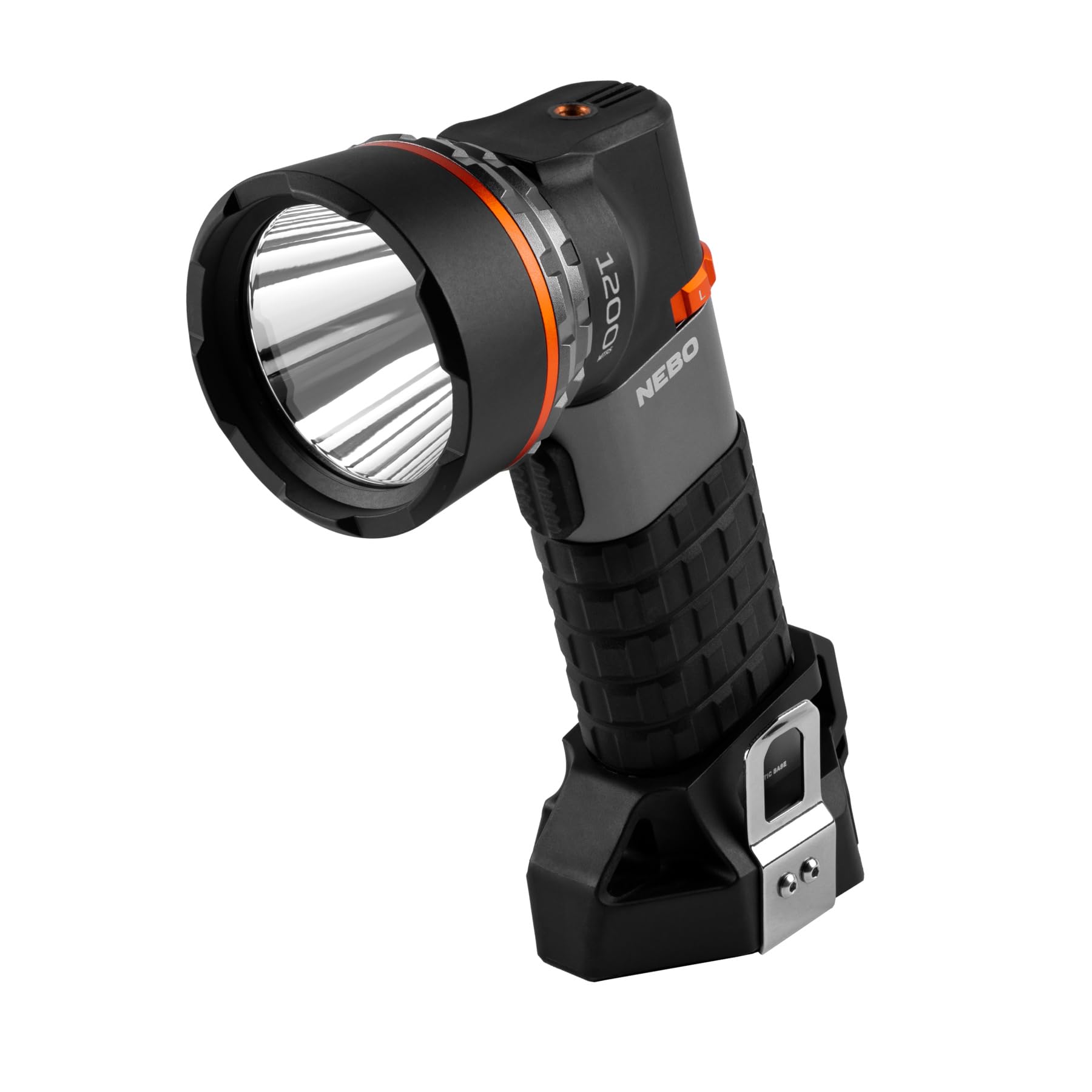 NEBO Luxtreme SL75 Spotlight - Torcia ricaricabile con distanza del fascio ultra lunga di 1,​2 km - Con cavo di ricarica USB incluso