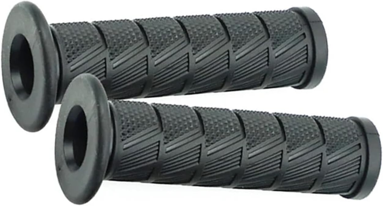 ハンドルクランプ ブ 7/8インチ ハンドルバーグリップ ハンドル 22/24mm オートバイグリップ用 ゴム製レトロハンドグリップ