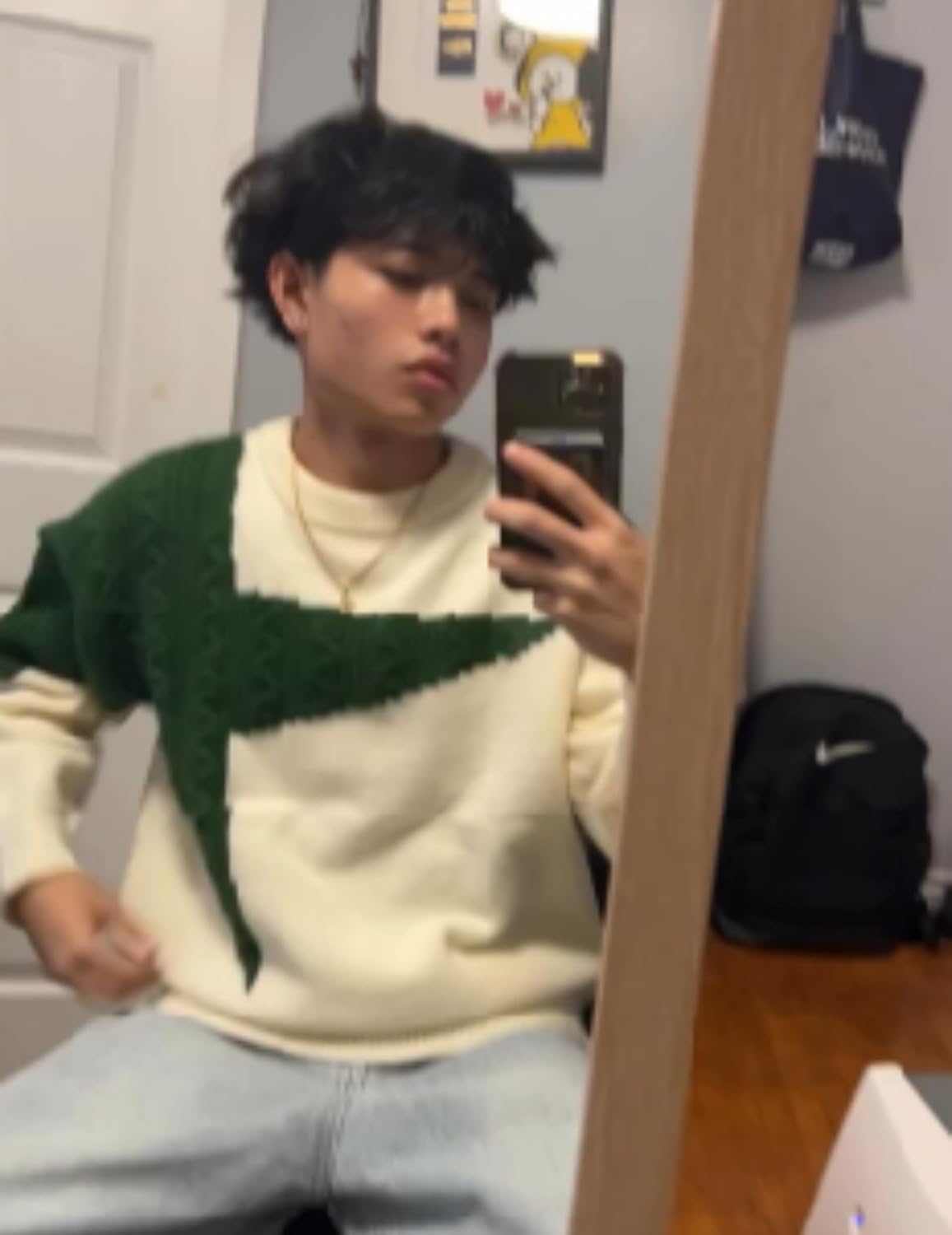 Aelfric Eden Women's Oversized Star Pullover Sweaters Vintage Crewneck Long Sleeve Knit Sweaters Trendy 2025 Fall Outfits - Image 3