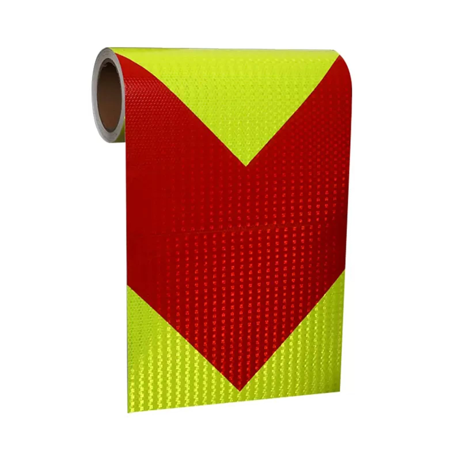 Reflektierendes Band, selbstklebendes reflektierendes Band, Reflektierendes Klebeband, selbstklebend, Reflektor-Aufkleber, Warnband, 30 cm x 3 m, mehrfarbig(Bright Red Yellow)