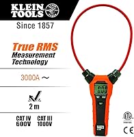 Vista 6 de Klein Tools Multímetro ET600, probador de aislamiento de megohmímetro y medidor de abrazadera CL150, probador eléctrico de CA