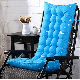 HotYou Cojín de Asiento, Cojín Mat Lounge de Almohadilla Patio jardín Hamaca al Aire Libre Cubierta,Cielo Azul Estrellaluna,48 * 155 CM