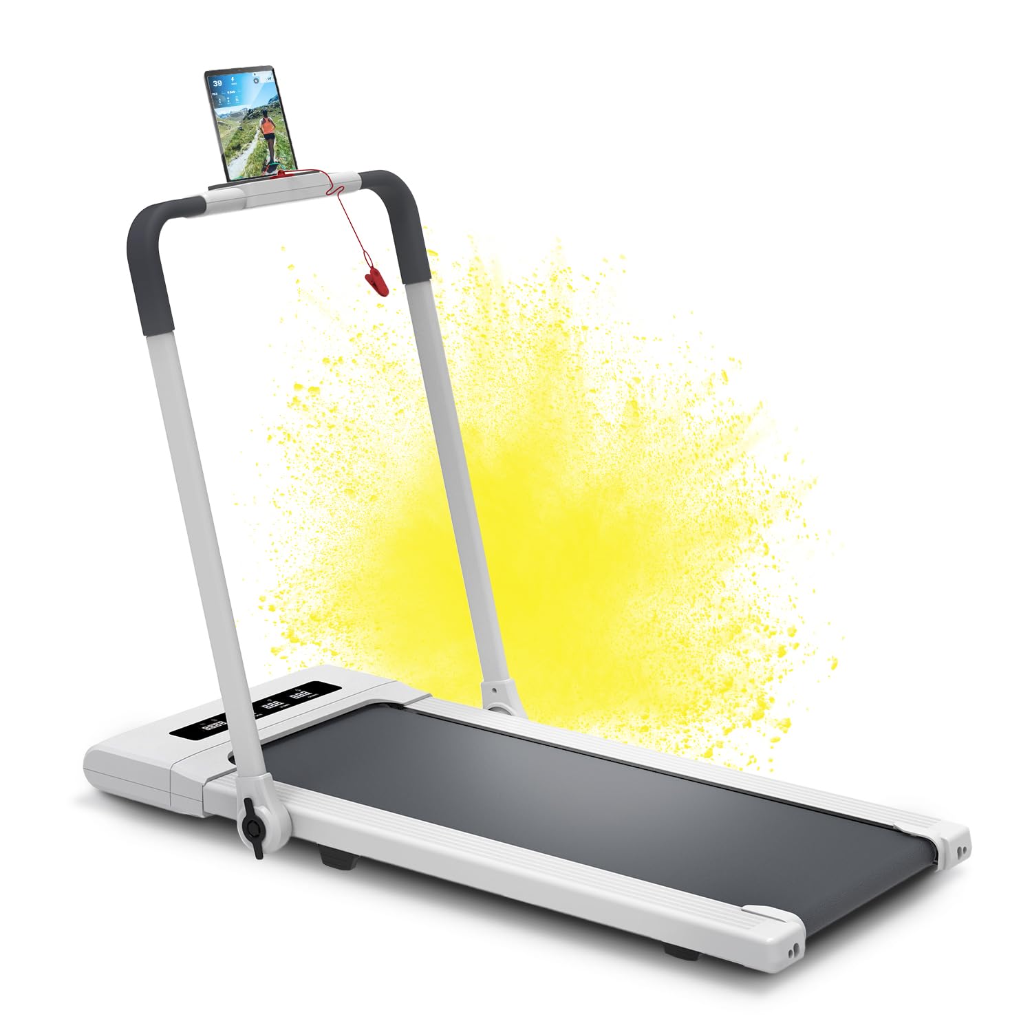 IDS Tapis Roulant Salvaspazio 10 o 14 km/h | Marchio Italiano | Compatibile APP Bluetooth + Programmi | Pieghevole Compatto Elettrico | Indoor Sports GARANZIA e Assistenza ITALIA
