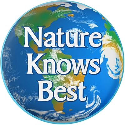 Nature Knows Best Climate Change Global Warming Earth Environmental Button Pinback for Backpacks, Jackets, Hats 1.25 Inches