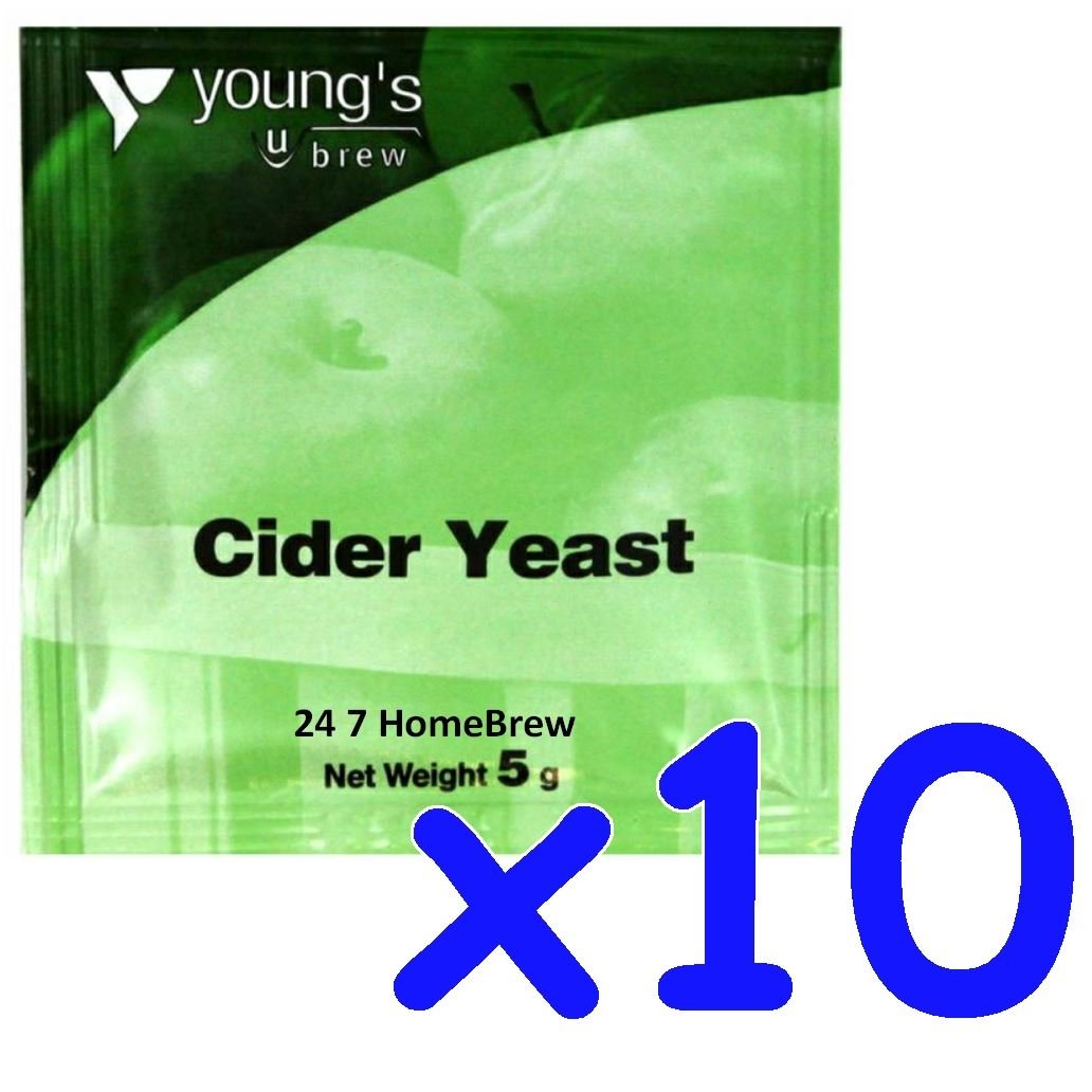 Youngs 10X Cider Yeast 5G - Treats 23L / 5 Gallon