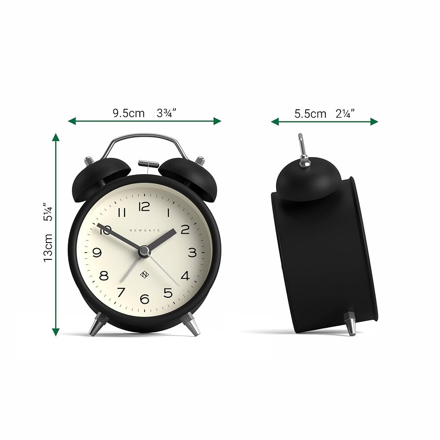 NEWGATE 目覚まし時計 チャーリーベル 【シルバー】 NEWGATE Charlie Bell Alarm / 置き時計 / 電池式 / コッパー