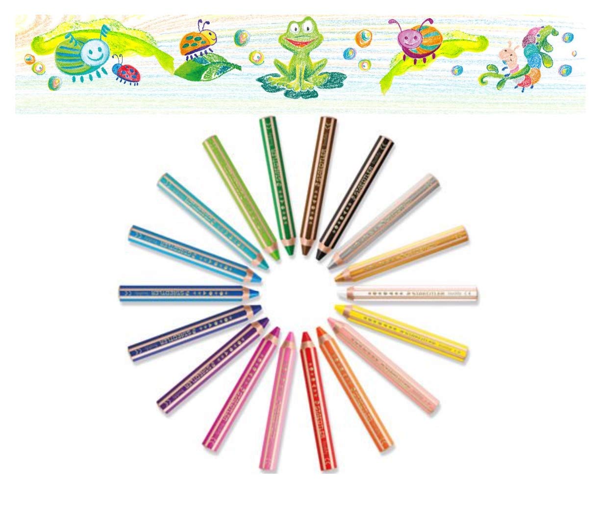 STAEDTLER Kredka Noris Junior 140 9,45 mm VE=5 x 12 kolorów + 1 temperówka