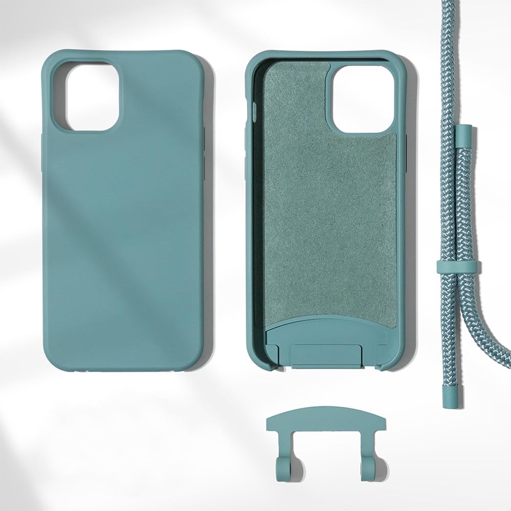 Coque cordon iPhone XS vert armée protection premium et design militaire - 6