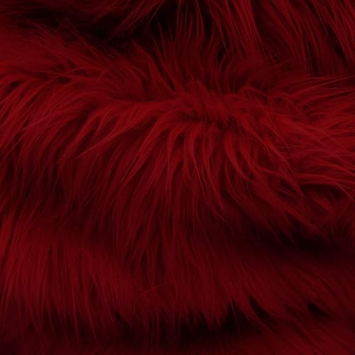 Miniatura 3 de Pelo sintético de pelo largo de lujo para manualidades, costura, cosplay, disfraz, decoraciones60 pulgadas de anchovendido por The Yard (caramelo,